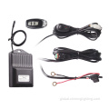 China High Quality Remote Control Wiring Harness 2 Light Beads Rgb Led Rock Lights With Remote Controller Manufactory